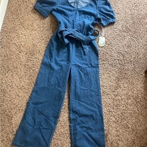 Women's Blue Jumpsuit. Size Small. NWT.